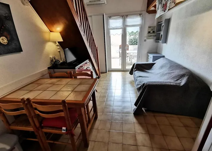 Grande Bleue - T2 Mezzanine 6 Couchages Port Mae-6484 * Leucate
